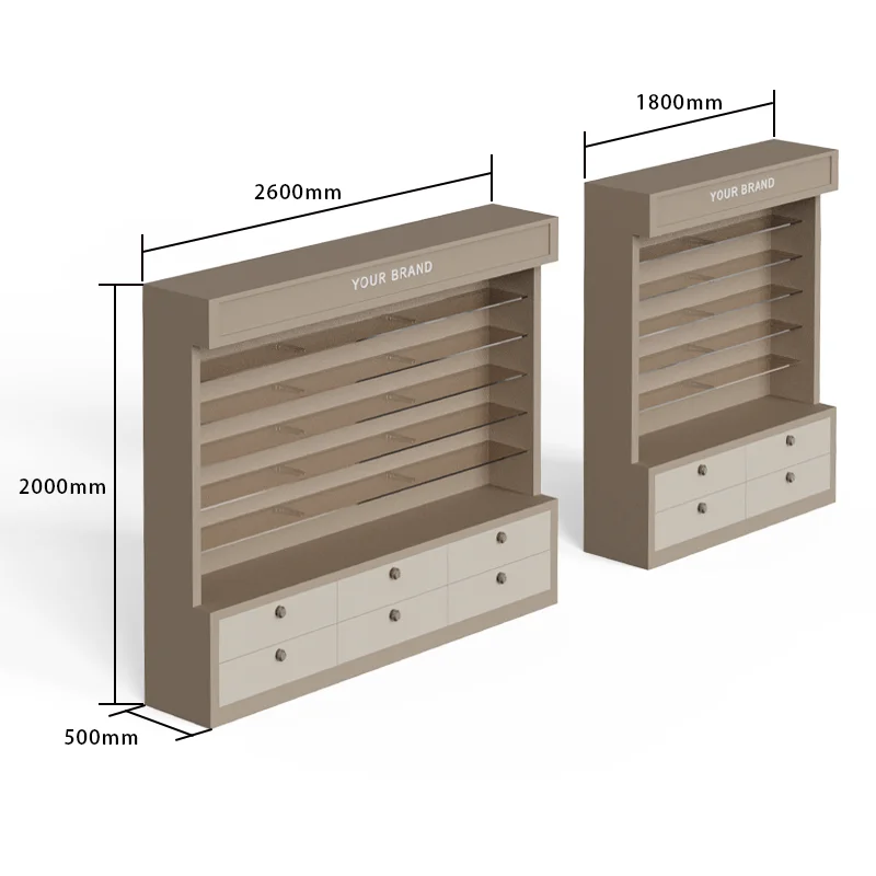 Modern popular sunglass gondola display rack counter stand optical display shelf for mall kiosks