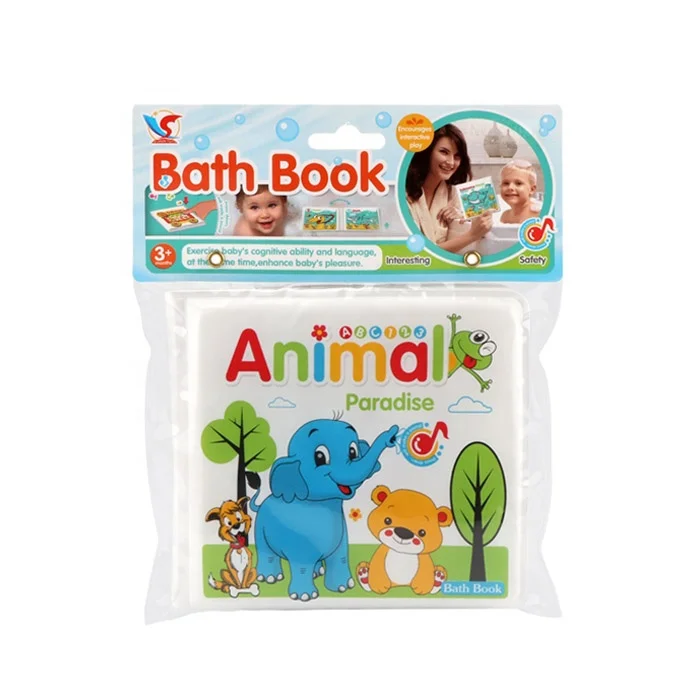 Educational toys soft plastic waterproof EVA baby bath book