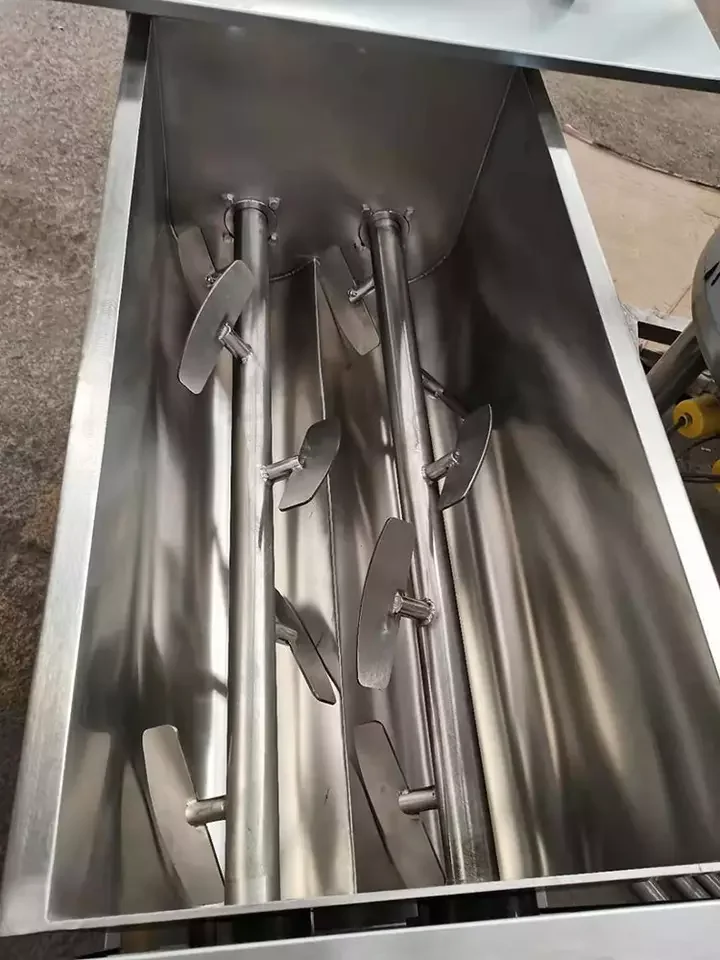 Vertical  Sausage Meat Mixer Stuffing Food Vegetable Meat Pork Beef Blender Compost Mixing Machine