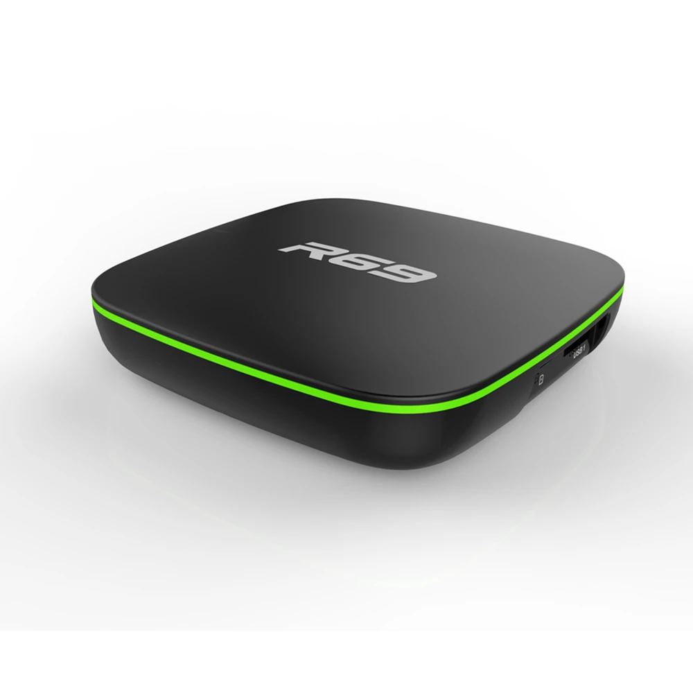 Недорогая ТВ-приставка Android R69 Allwinner H3 7 1 2 Гб 16 цифровой кабель 4k android TV