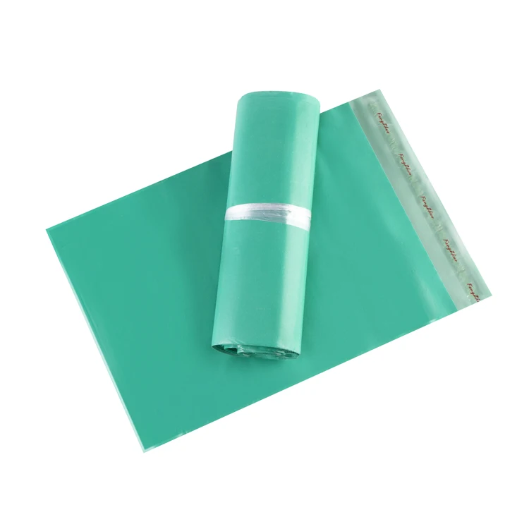 Direct Factory Sales Half New Material  LDPE Green Plastic Mailing Bag For Packaging