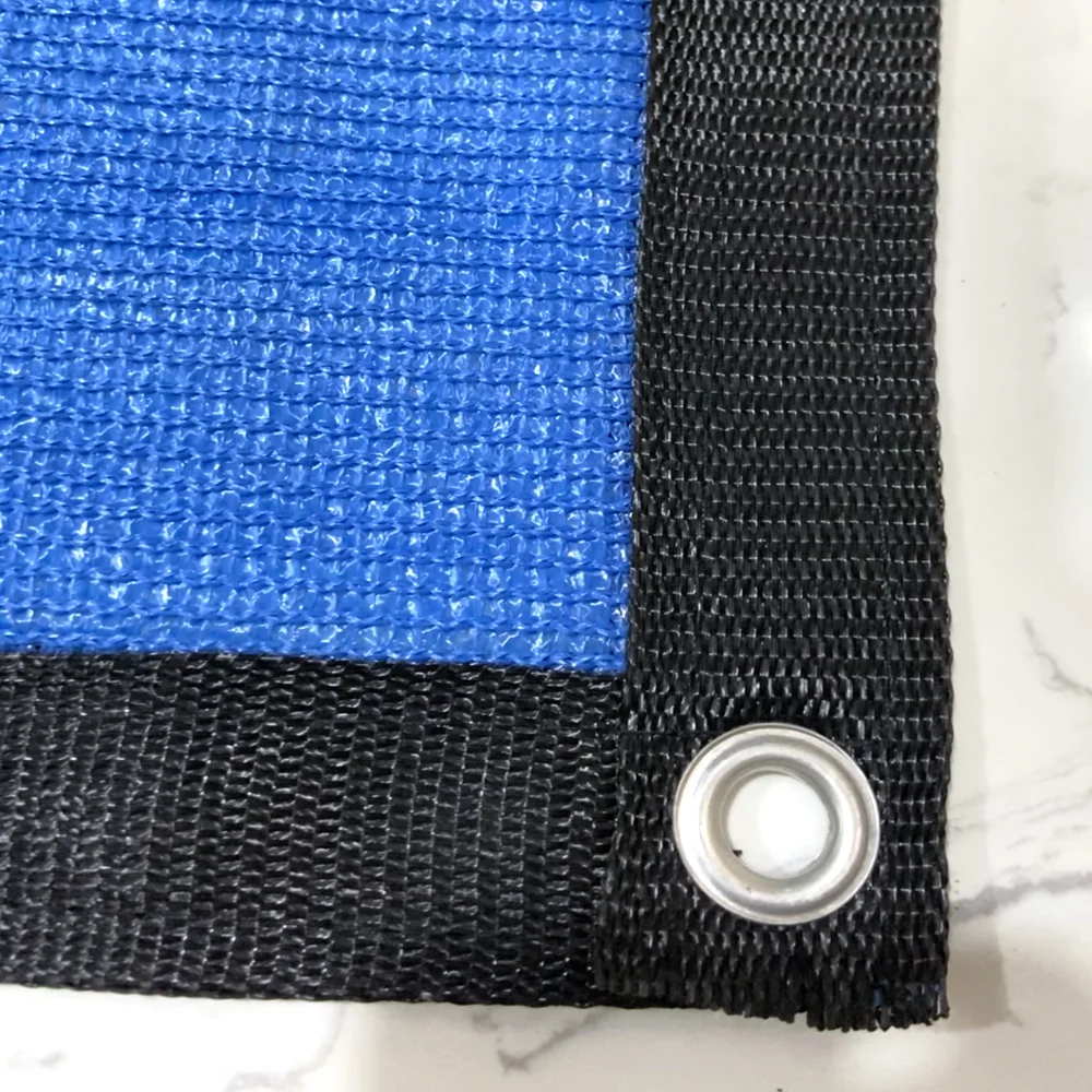 Высокое качество сумасшедшая цена 180GSM HDPE темно-зеленый конфиденциальный 6X50ft экран с люверсами в США