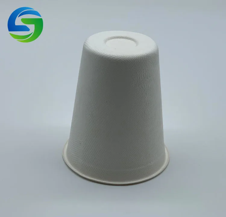 
Single Use Sugarcane Bagasse Coffee Cups With Logo And Different Types Available Customized 