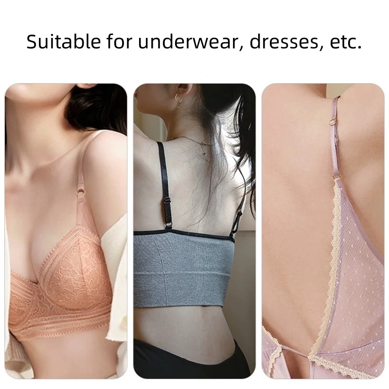 Wholesale Clear O Ring Bra Bikini Connectors Clasps Eco-friendly Plastic Ring Buckle For Swimwear