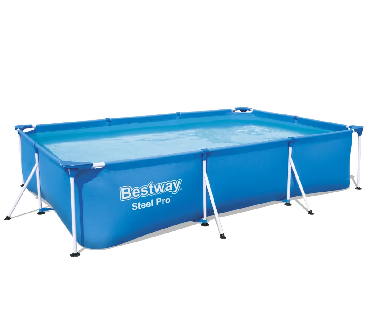 bestway 56411 3.0m x 2.01m x 66cm pvc material family fun removable outdoor swimming pool