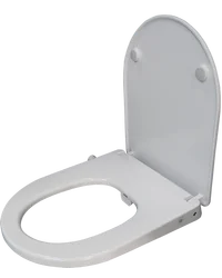 d shape toilet seat with bidet dual nozzle bidet toilet seat slow close