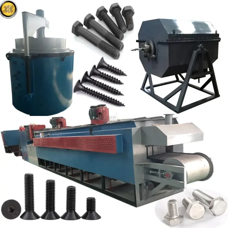 Good Price Industrial Continuous Mesh Belt Heat Treatment Furnace for Concrete nails and Screws