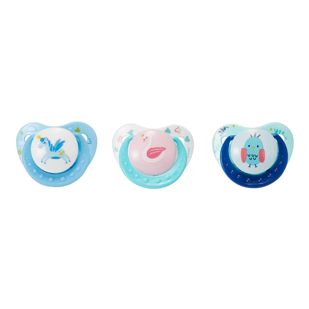 Factory Supply In Stock Orthodontic Type Baby Pacifier Funny Cartoon Baby Soother Silicone Baby Nipples