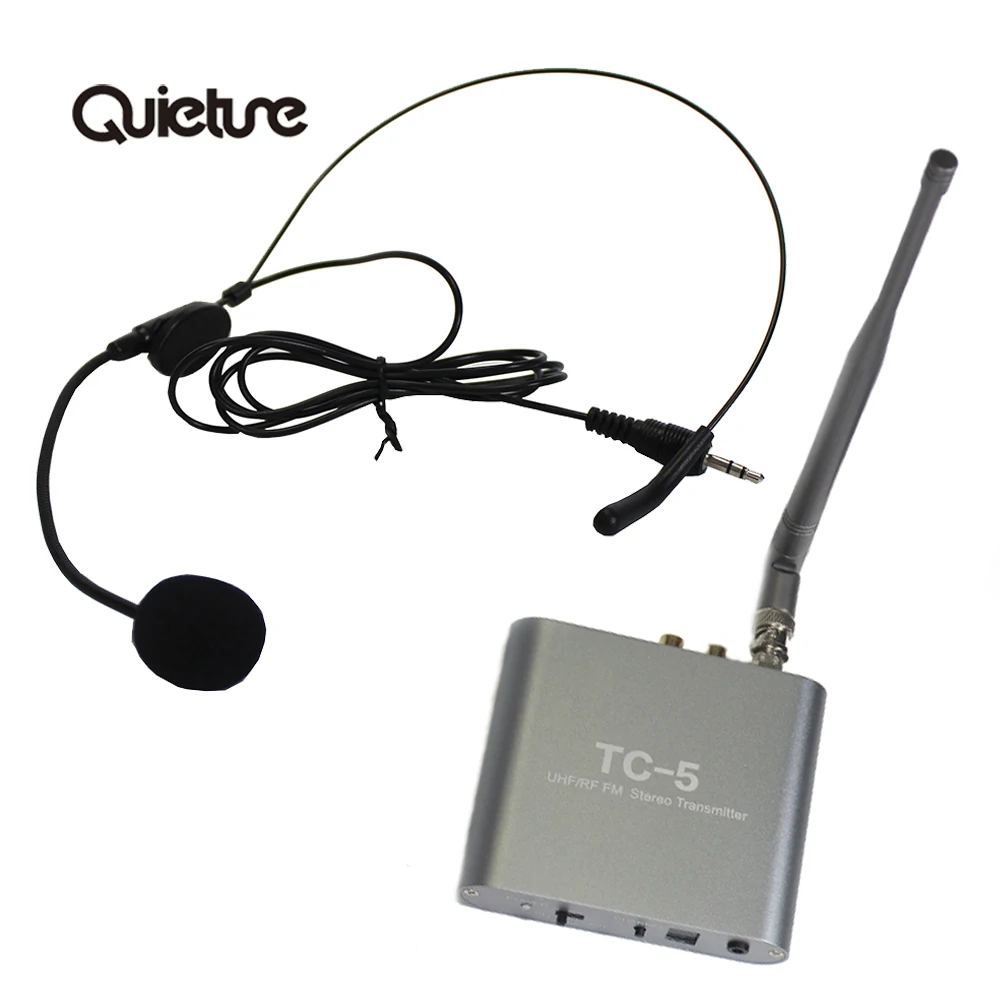 TC-5 HiFi 2 or 3 or  more  Channels  500M Dj Foldable Wireless  Stereo Silent Disco Headphone and Transmitter