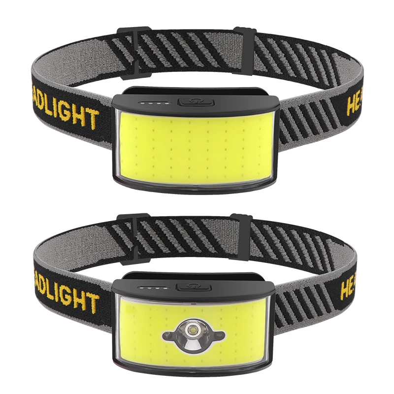 90 degrees of adjustment rechargeable surface all perspectives trail running headlamp cob led head lamp
