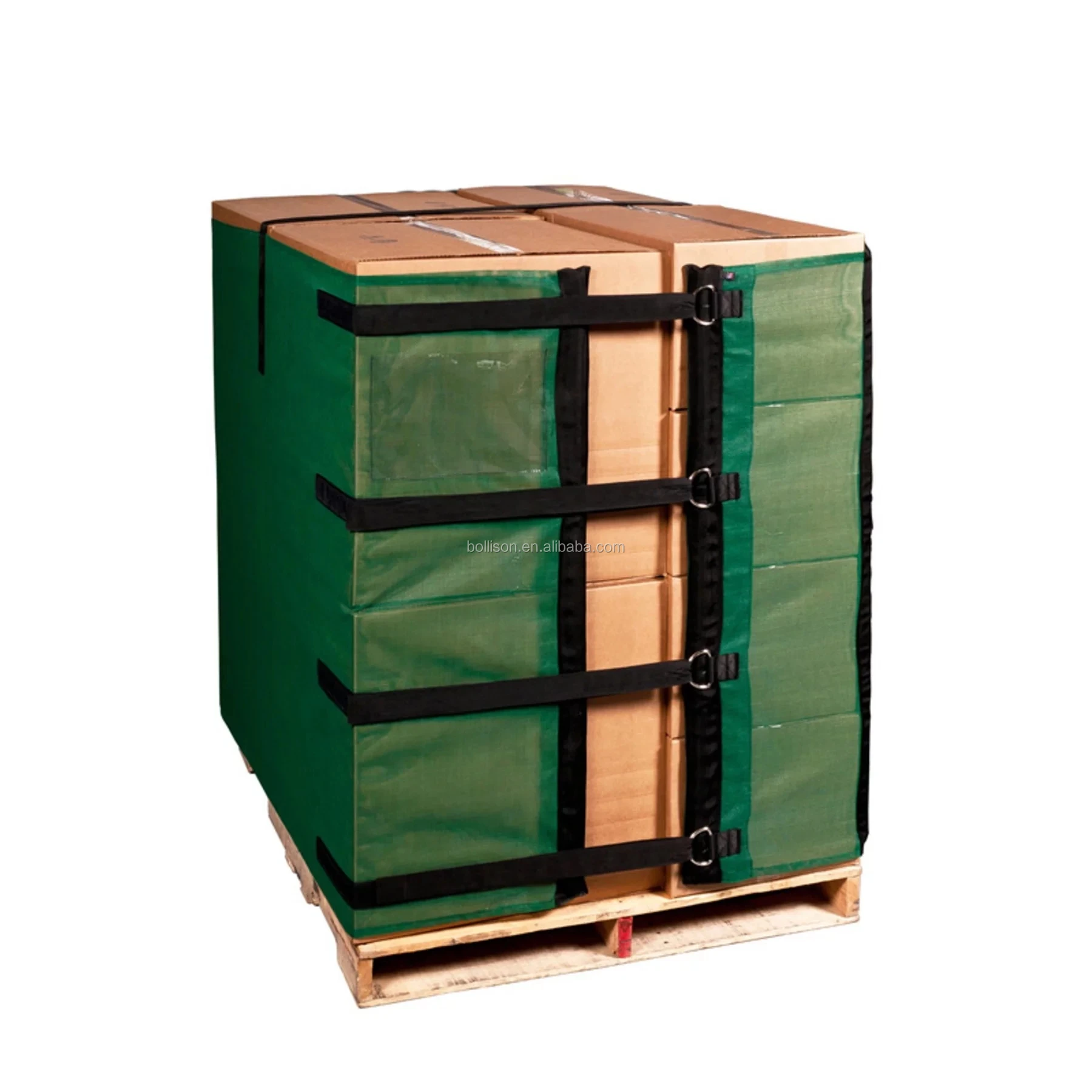 Factory Supply Pallet Cover For Eu/Us/Lifespan Replacing Stretch Film Reusable Pallet Wrap/Pvc Coated Tarpaulin For Pallet Cover