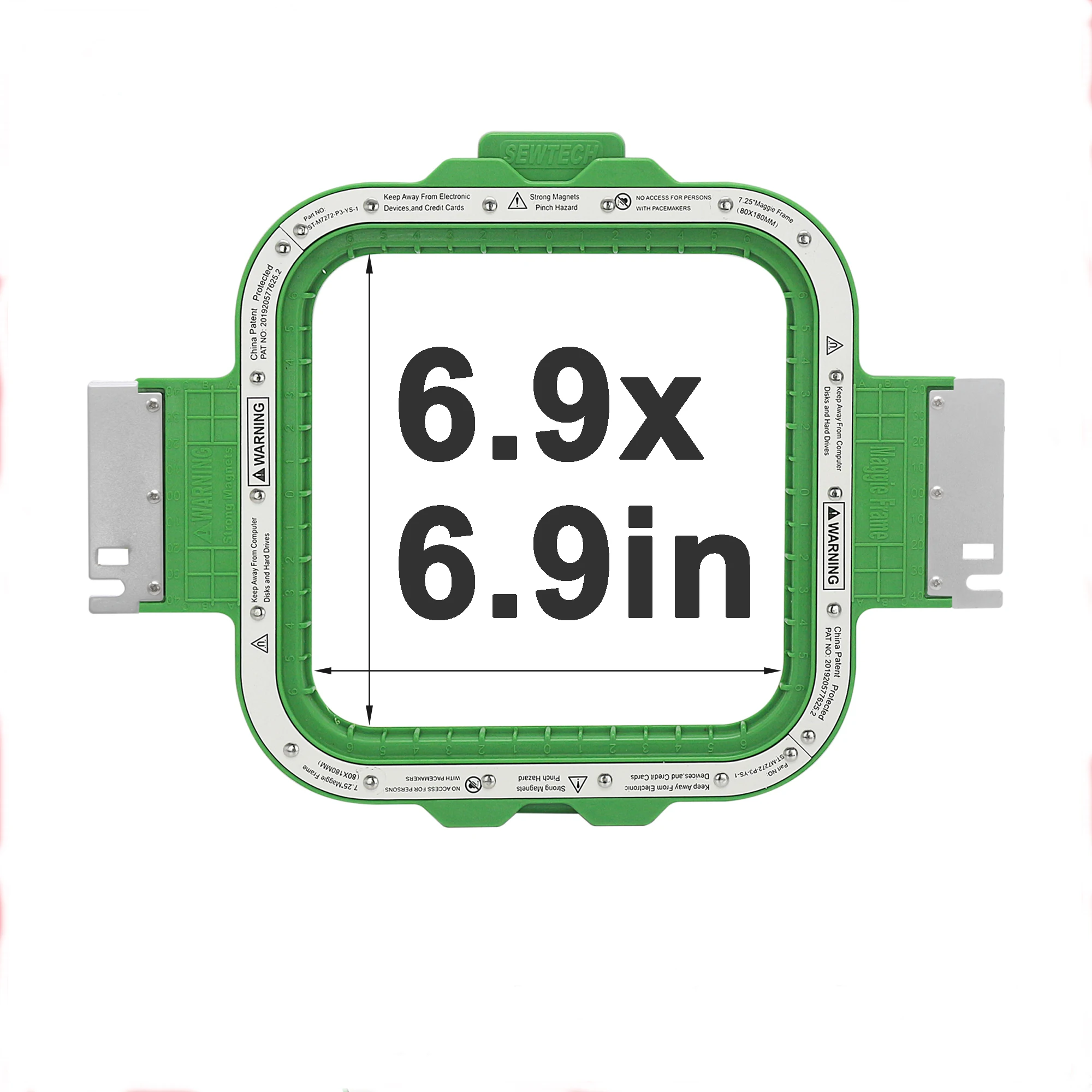 Juki Tajima 6x8 Inch Mighty Hoop Magnetic Embroidery Frame for Tajima SAI Embroidery Machine
