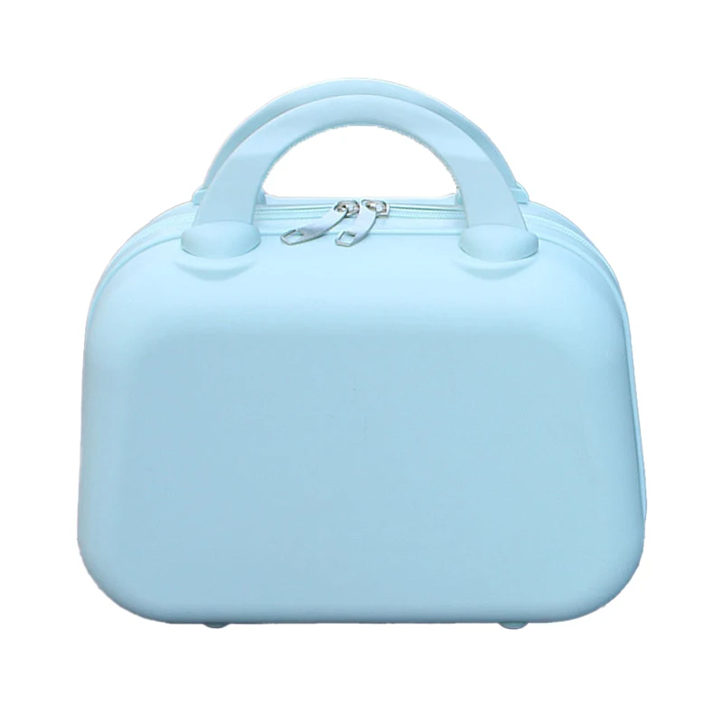 Travel Portable Cosmetic Storage Case Customizable Cute PP Makeup Box Luggage Suitcase 14 Inch