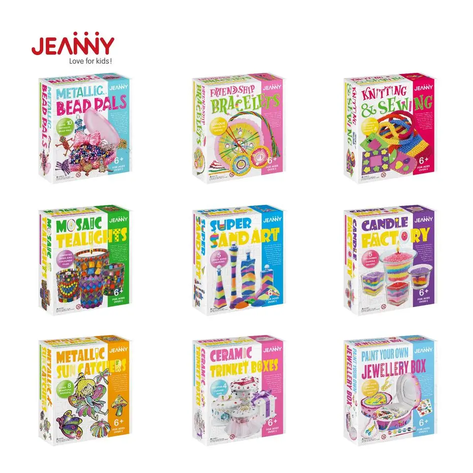 Art And Craft Supplies DIY Creative Education Kits New Item Kit Artist Children Toys Mosaic Tea Lights Glass for Kids Craft