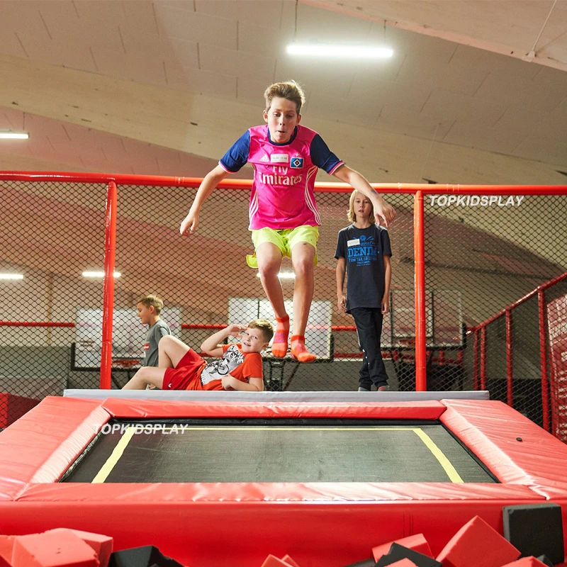 TOPKIDSPLAY Playground jumping adult Trampoline Park indoor for Sale