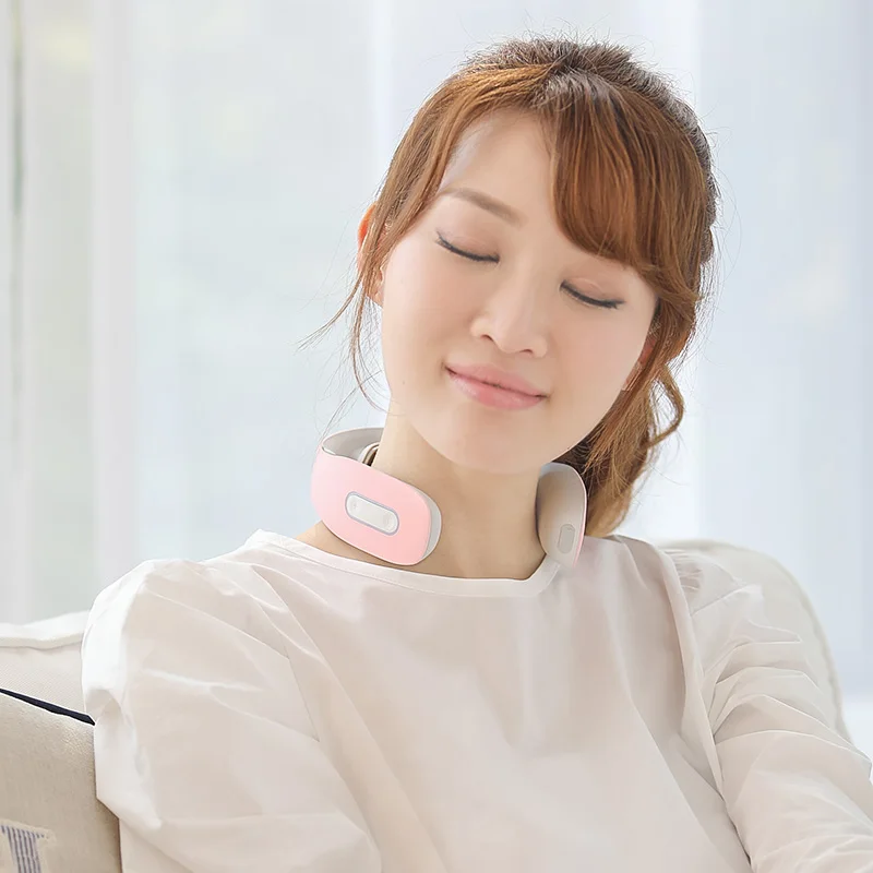 Electronic Intelligent Portable Physiotherapy Neck Massager 4 Massage Modes 16 Levels Of Adjustment Mini Cervical Massager