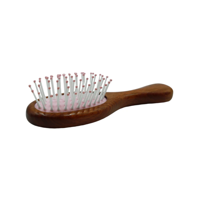 Eco Bamboo Hair Brush Nature Wooden Anti-Static Detangle Brush Hair Scalp Massage Comb Air Cushion Styling Tools for Women Men