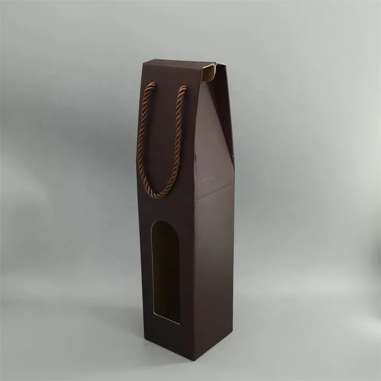 Cheap wine bottle shipping boxes accept custom champagne paper packaging boxes