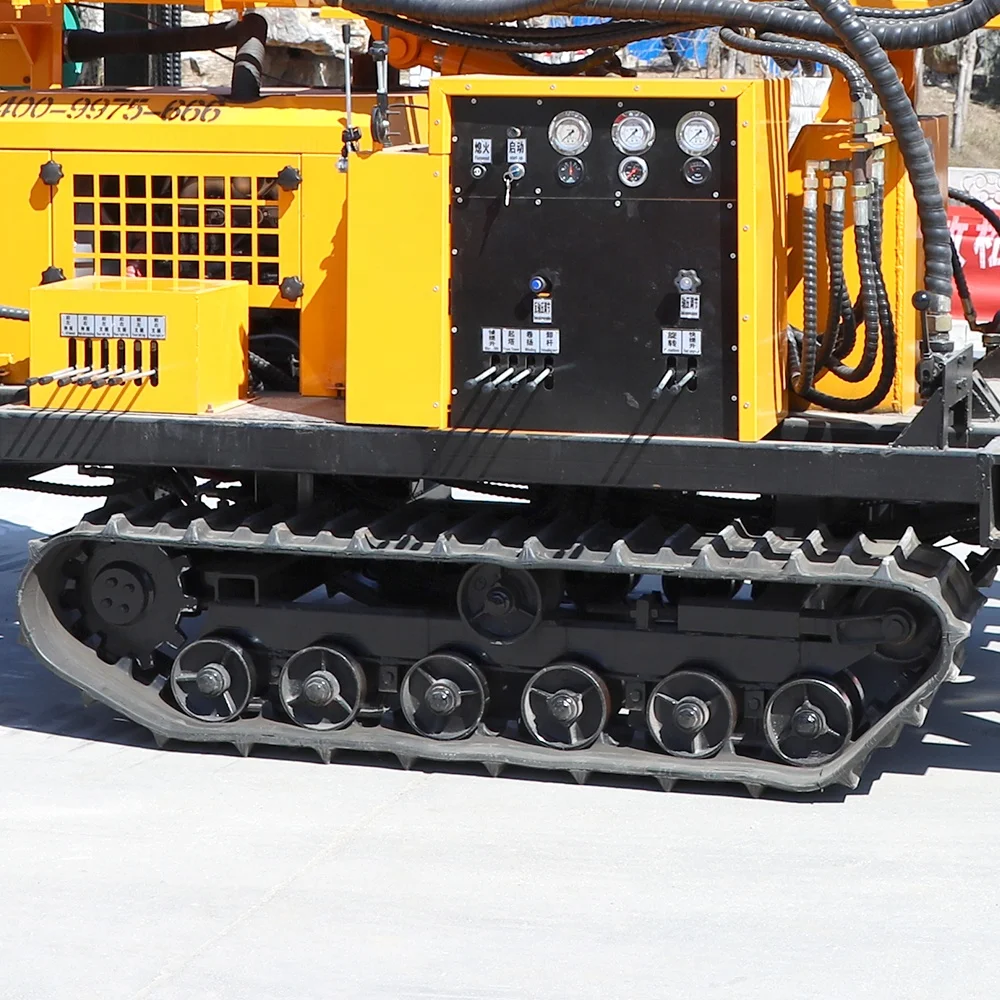 200 м 300 400 500 600 глубина грузовика гусеничный портативный компрессор DTH буровая установка для водяных