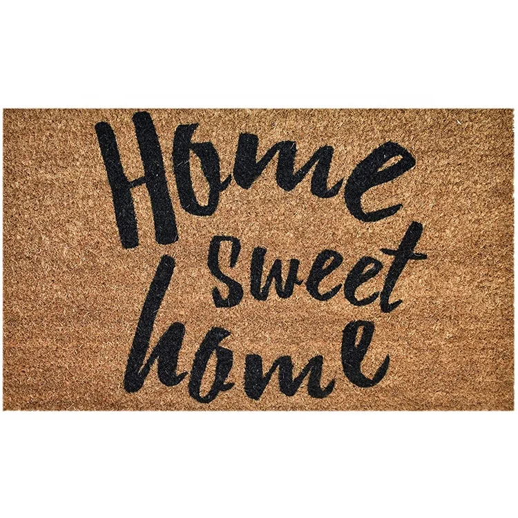 
Powerful Rubber Backing Coconut Making Entrance Indoor/Outdoor for Floor Coir Mat Doormat 