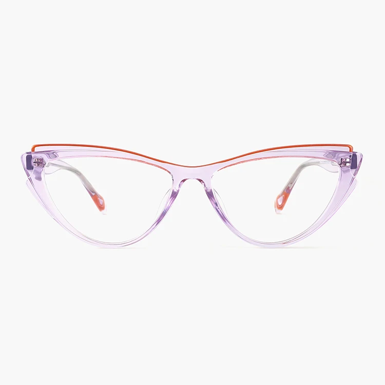 IU-30163 Wholesale fashion cat eye acetate eyewear eyeframe eyeglasses optical frames for eye glasses women
