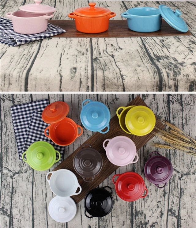 Большая суповая дешевая многоразовая круглая Салатница и крышка