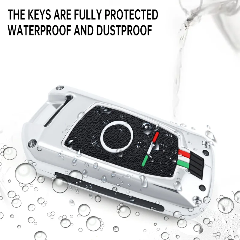 Zinc Alloy Car Remote Key Case Cover Protect Shell Fob For Zhonghua V3 V5 V6 V7 H530 H330 Smart KeyChain Auto Accessories