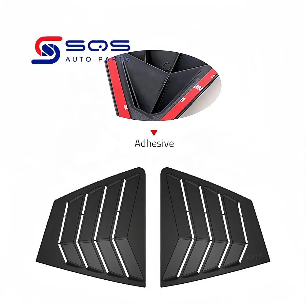 SQS High-Quality Auto Exterior Accessories Rear Wing Spoiler Shutters Lamp Cover For Toyota Vios/Yaris Ativ Sedan
