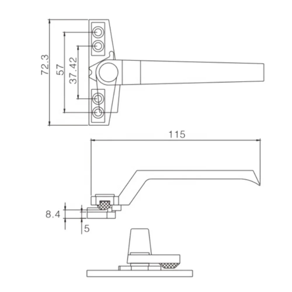 Free sample available factory price other door&window accessories window handle