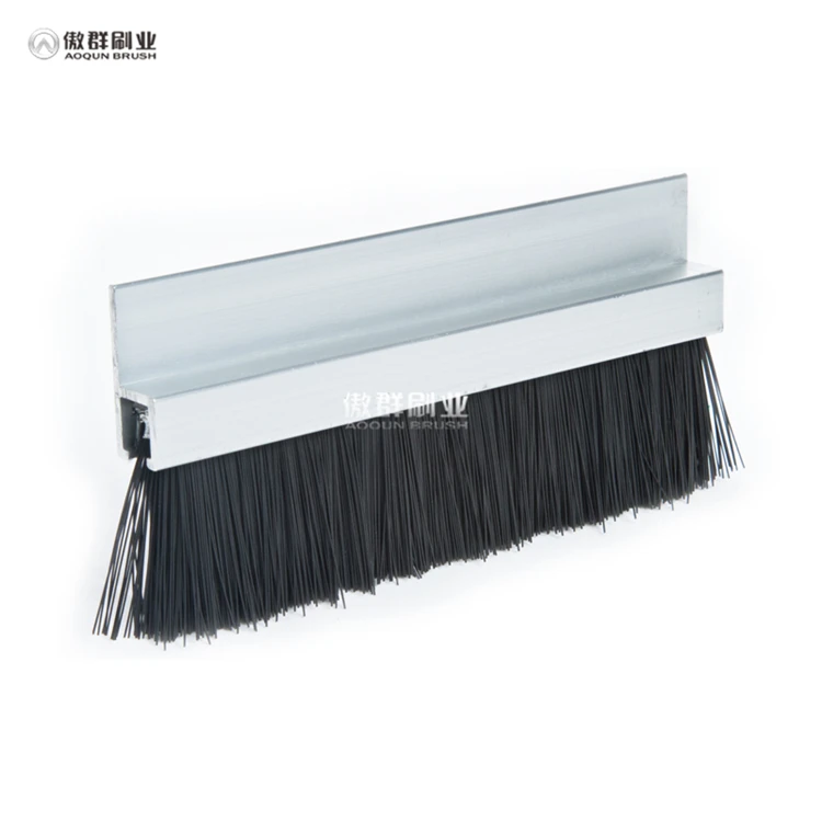 Factory Customized Standard Bristle Length Dust Proof Aluminium Door Nylon Brush Strip