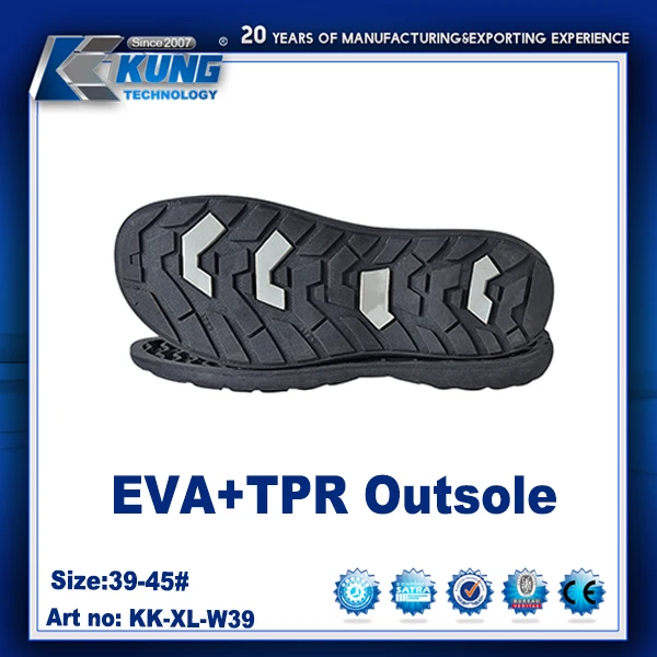Rubber EVA MD RB soles good quality durable quality shoe soles hiking rubber sole top quality beach sandals Eva outsole