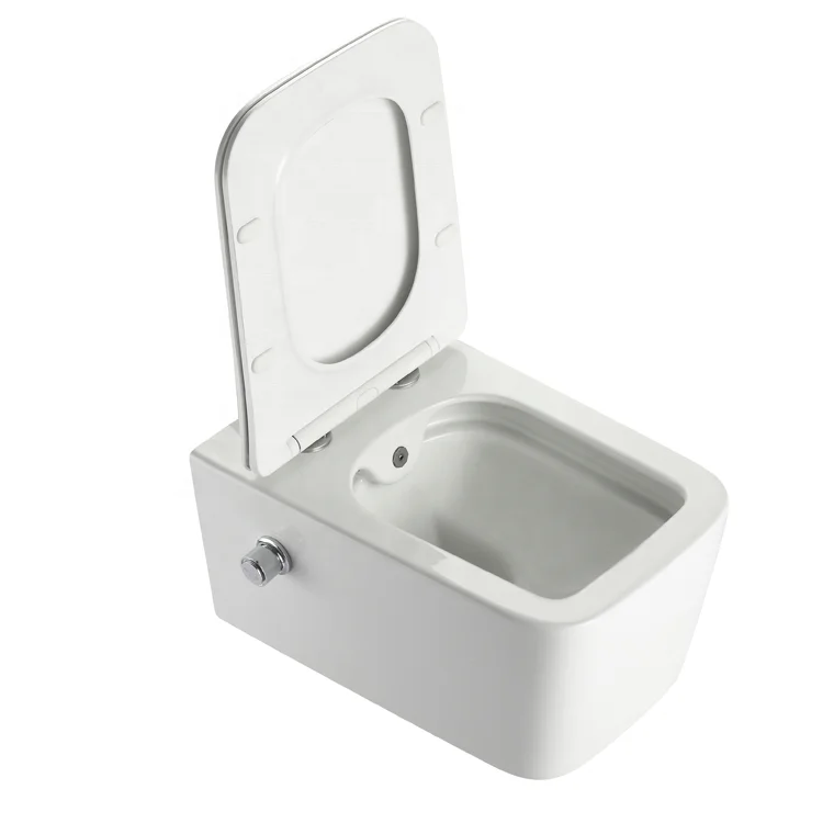 New design European CE standard wall hung toilet with bidet wall hung bidet toilet