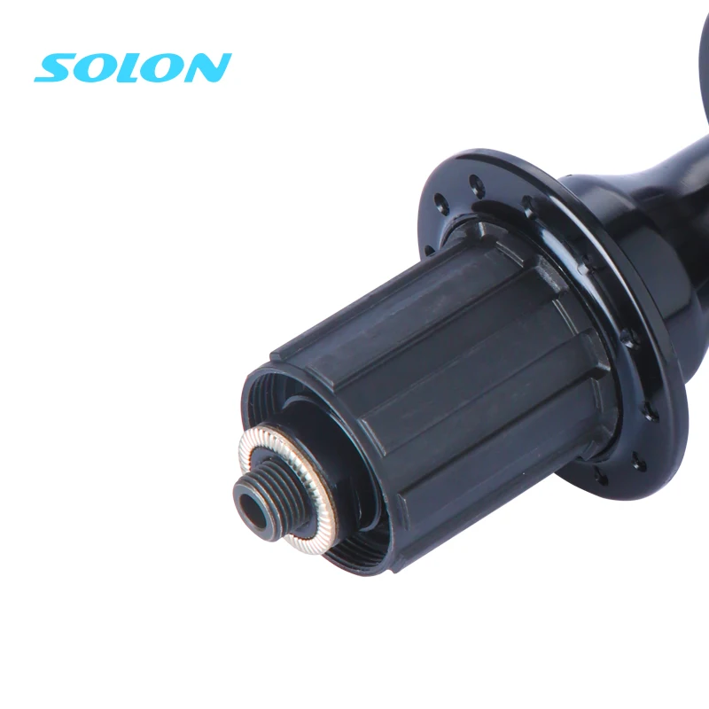SOLON DH-505R V- Brake Bicycle hub 28 32 Hole Rear cycle hub 2 Bearings  Road Bike Hubs for Shimano 8/9/10 S