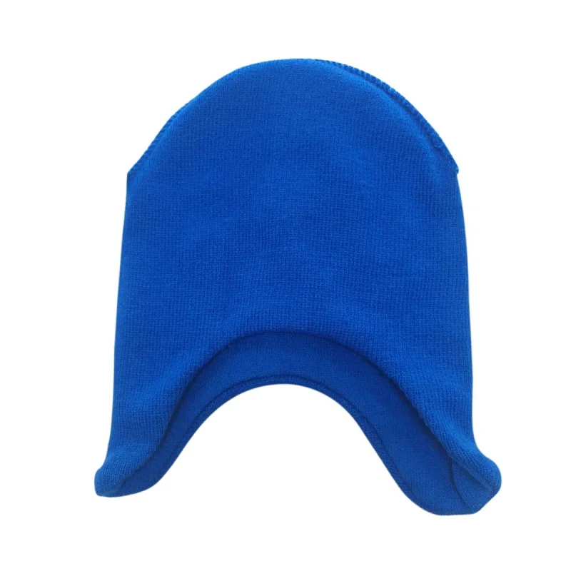 100% Acrylic Knit WInter Warm Hat with Earmuff Custom Fleece Lining Men Acrylic Beanie Hats with Earflaps