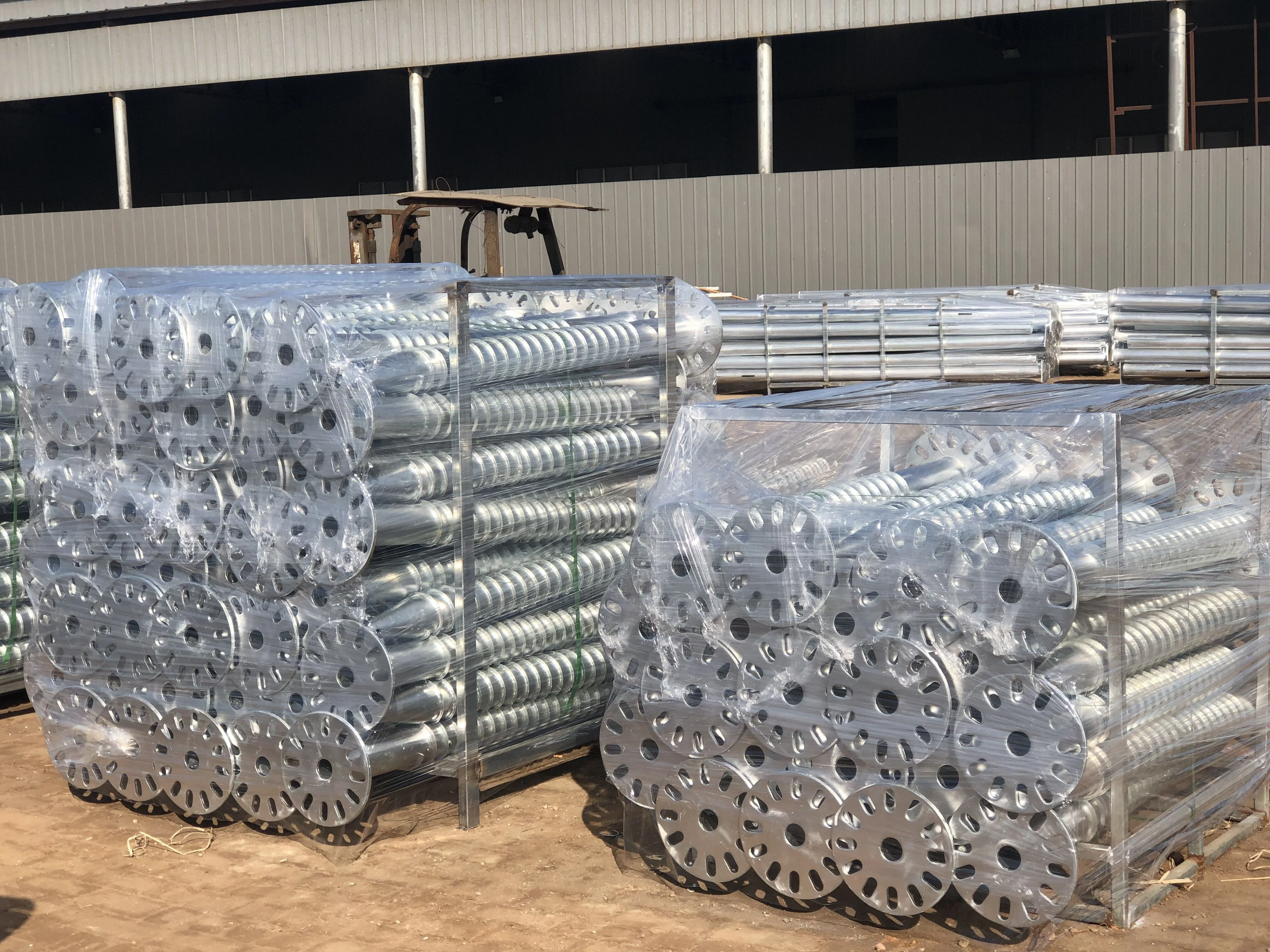 Ground Anchor Zinc Coating Ground Screw Flange Pole Ground Screw