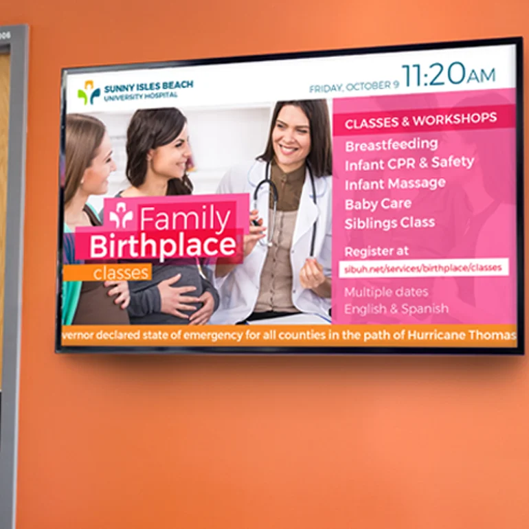 Led Ads Screen B2b Menu Boards Advertising Media Player Wall Mount Hanging Digital Signage And Displays