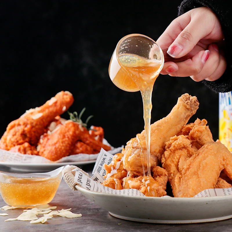 Best Sale 1kg Honey Lemon Garlic Flavor Fried Chicken Sauce  Customize Package Service Accept OEM Fast Delivery