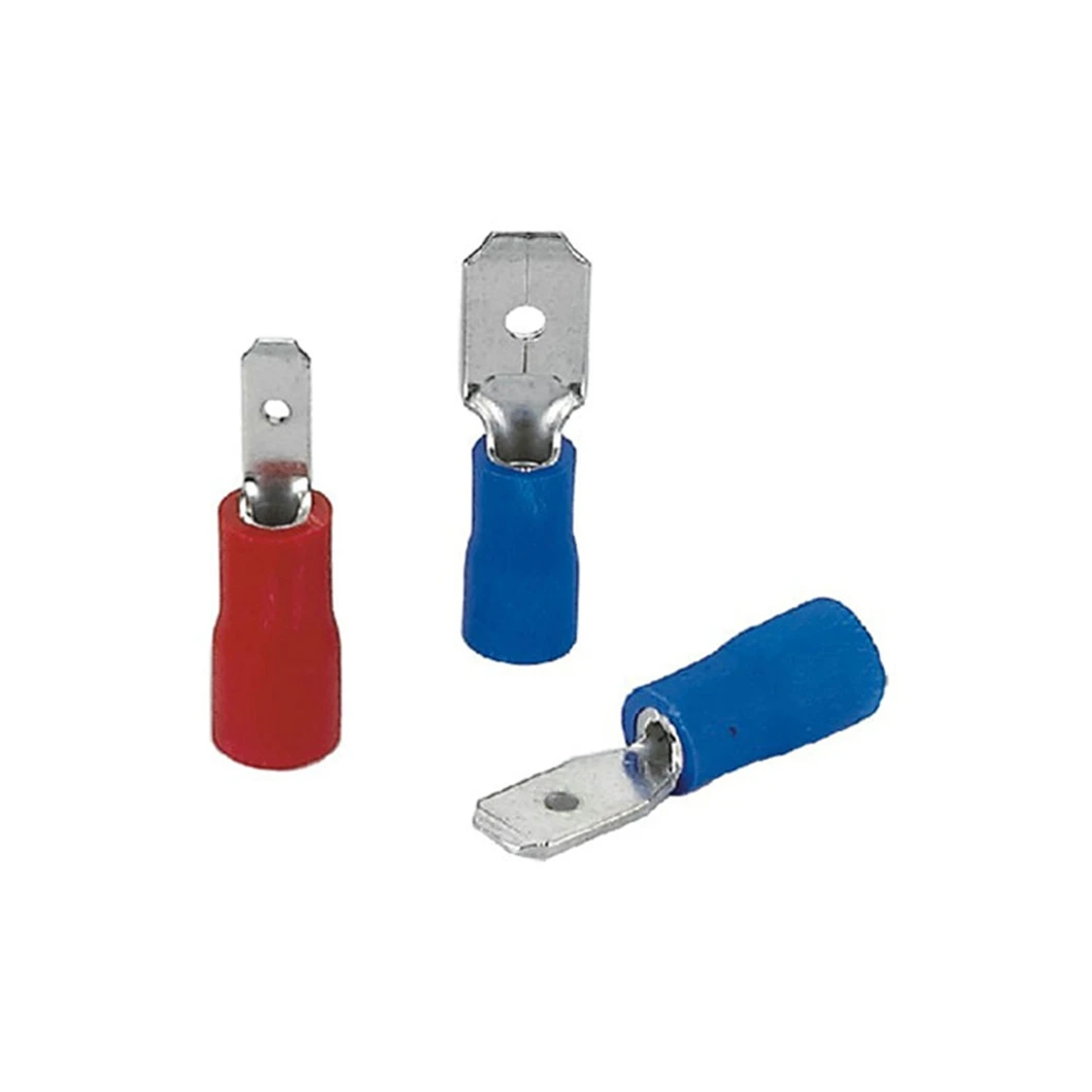 Fdfn Full Insulated Joints Electrical Spade Connector Nylon Electrical Female And Male Terminal Wire Quick Disconnect Terminals