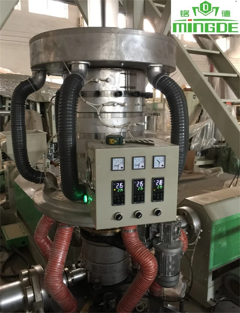 Hot sale abc extruder plastic EVA/HDPE/LLDPE film blowing machine three-layer Co-extrusion blown film machine