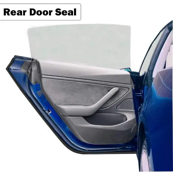 3 meters Car Seal Strip Noise Reduction Sunroof Windshield Seal Car Door Rubber Seal Strip for Tesla Model 3