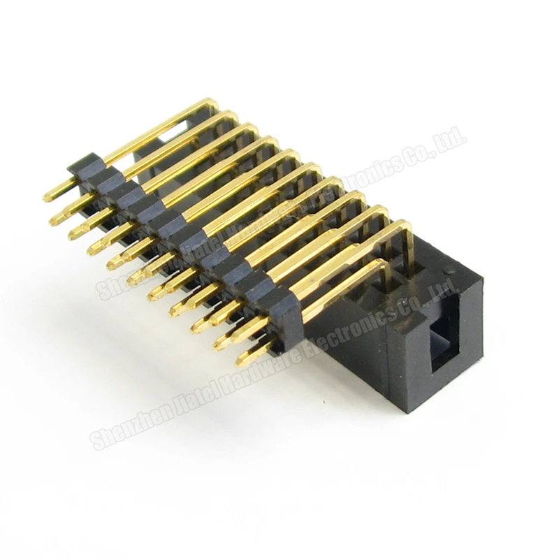 DIP 2.54 mm 180 Degree 20 Pin SMT Box header PCB male Connector