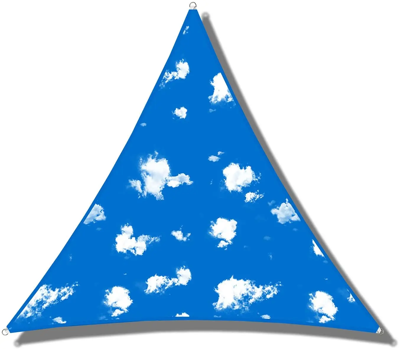 Patio Deck Backyard Printed Pattern Shade Cloth Canopy Waterproof Shade Cover Awning Sunshine Block Triangle Sun Shade Sail