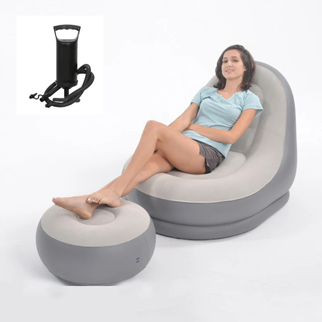 indoor portable air sofa chair for sleeping rest inflatable chair