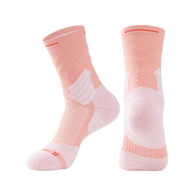 Custom Logo Men Long Tube Elite Athletic Cushioned Basketball Running Sports Socks