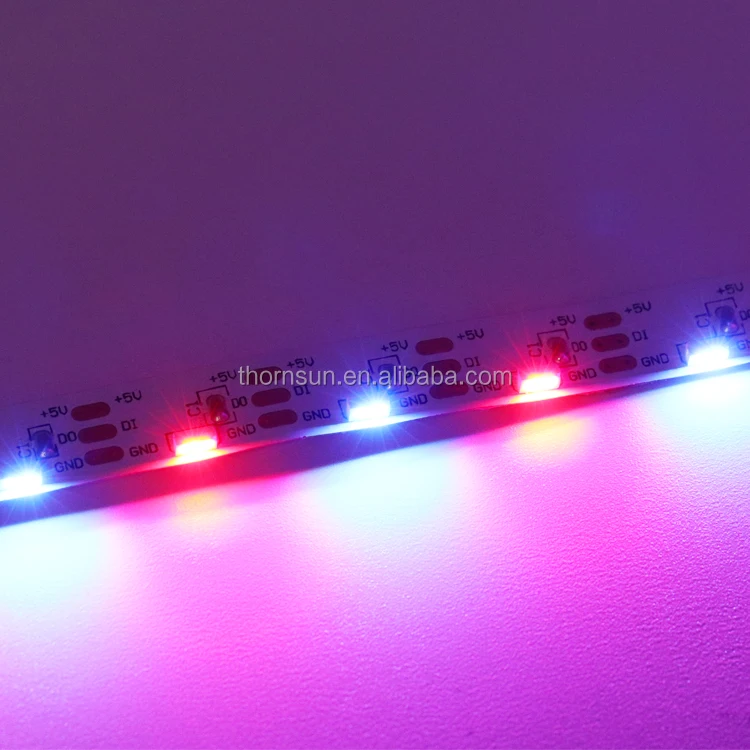 5v addressable colorful led light ws2811 5V side view led bar strip