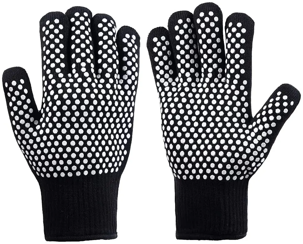 Custom Aramid BBQ Gloves Extremely Heat Resistant Gloves BBQ Gloves For Cooking Baking