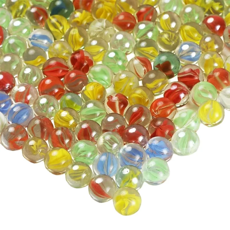 Hot sale 11mm 14mm 16mm 25mm Glass marble ball for kids playing game machine colorful marbles ball