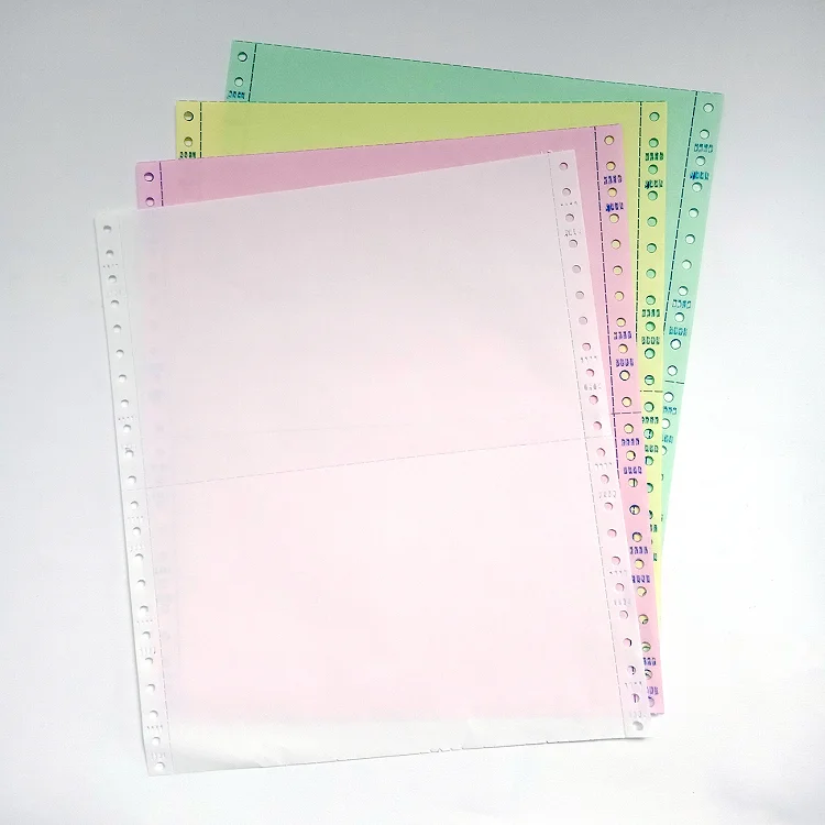 Qiang Qiang paper custom Carbonless paper bank continuous computer printing paper for office