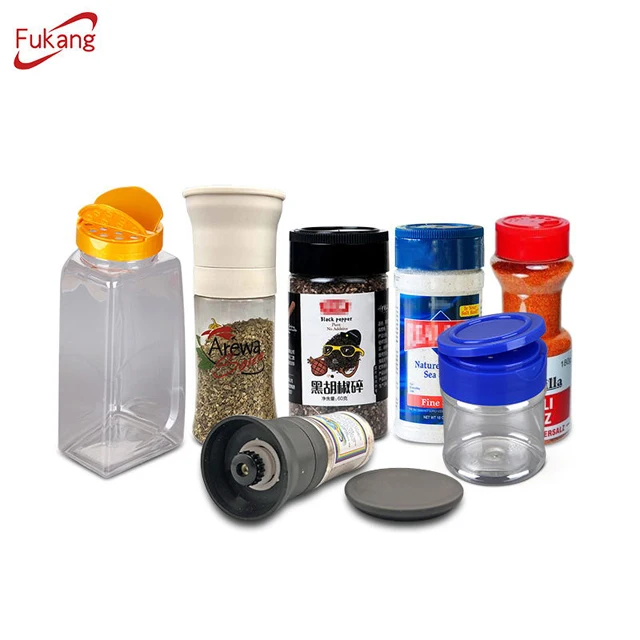 Oem 100 Ml 200Ml 250G Spice Jars Food Grade Plastic Containers For Sauces