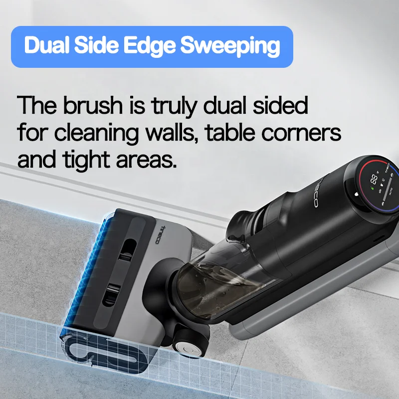 TINECO Floor Fuwan 2.0Pro CE Wireless Smart Floor Scrubber 4000mAh 35min Endurance Handheld Floor Mopping Vacuum Cleaner